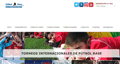 Desktop Screenshot of futbolbaseinternacional.com